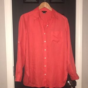 Moda Internacional women’s linen shirt size small